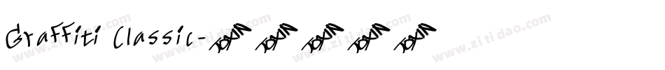 Graffiti Classic字体转换
